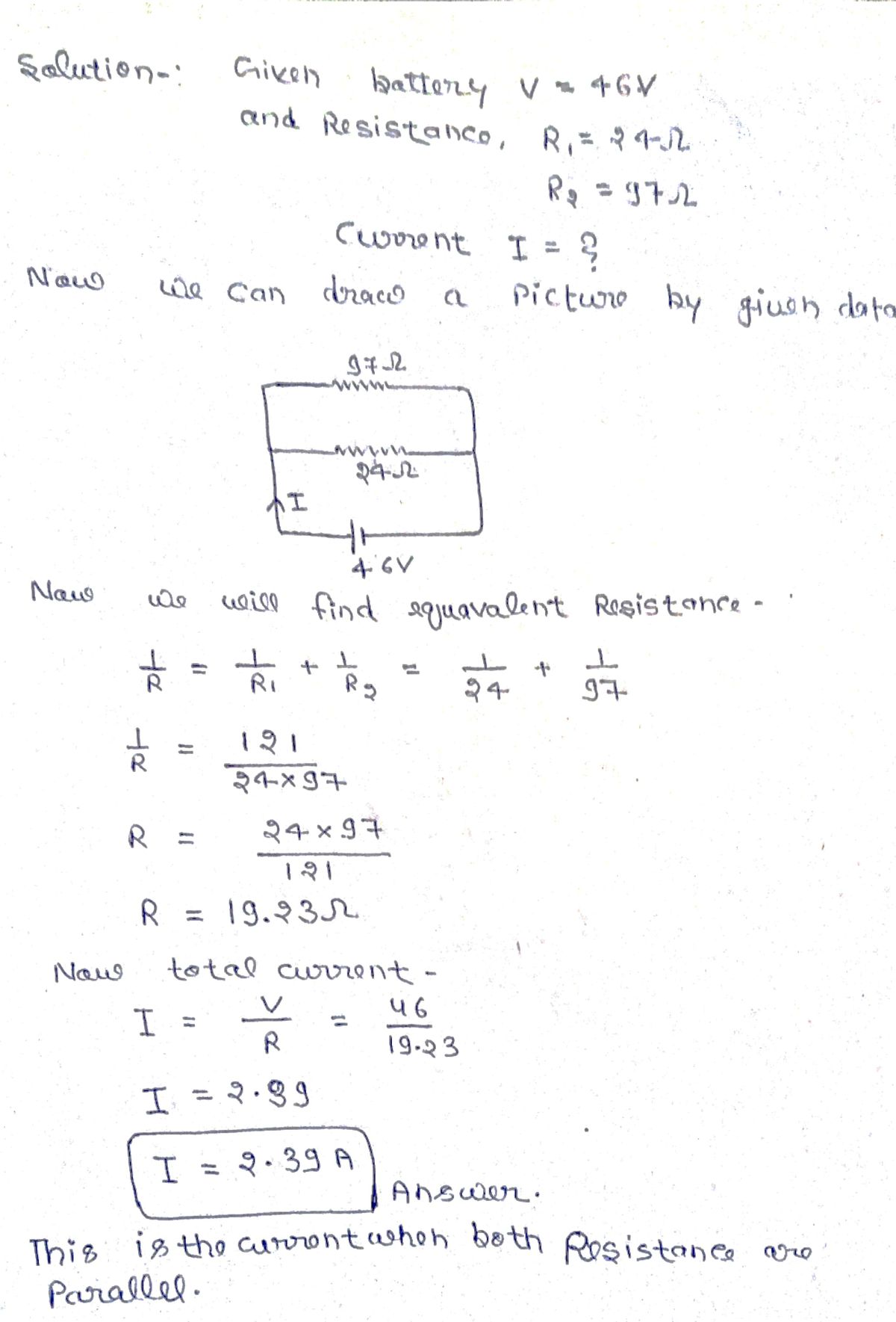 Physics homework question answer, step 1, image 1